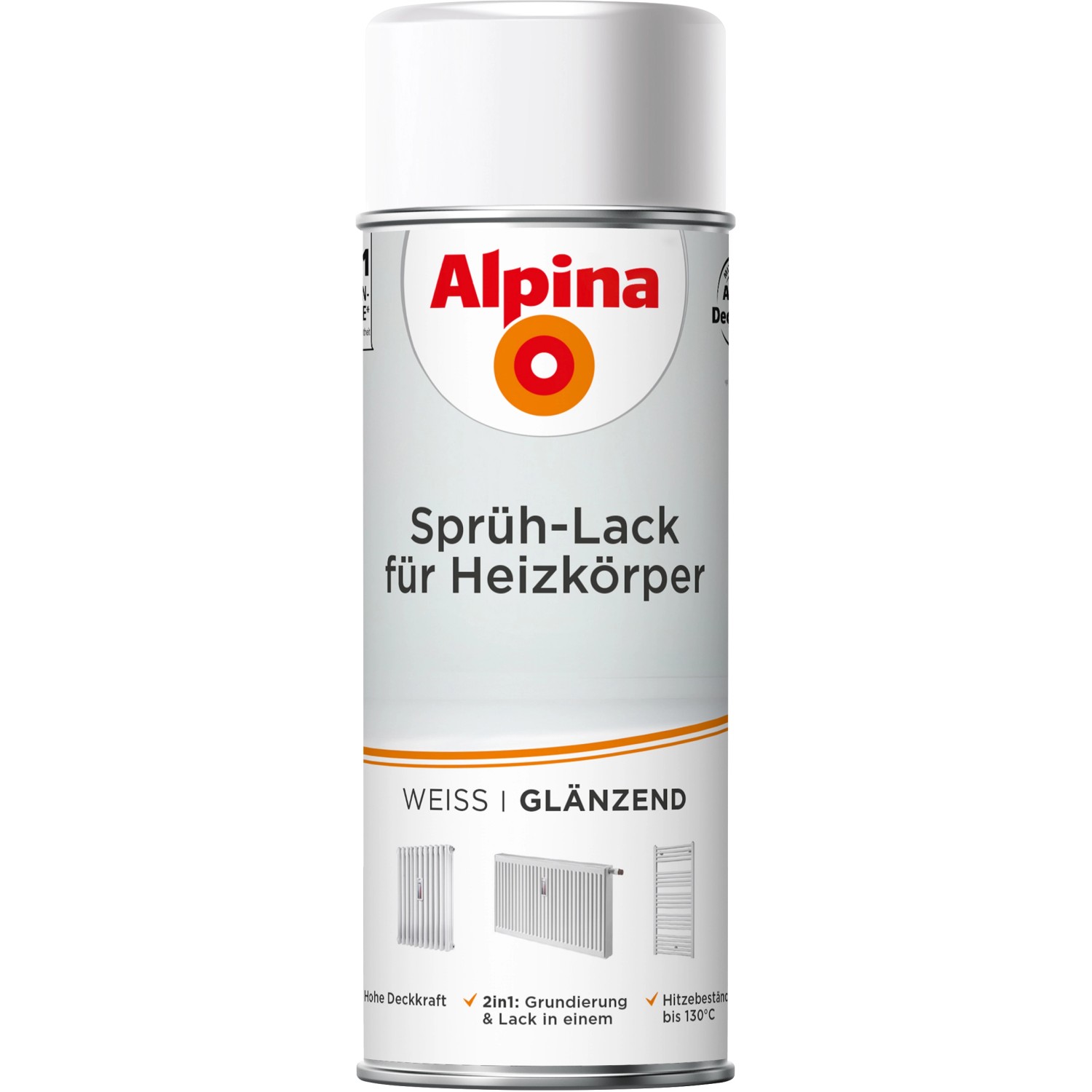 Alpina Sprüh-Lack für Heizkörper 400 ml glänzend