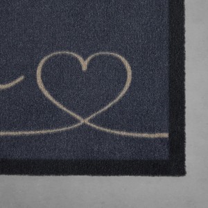 Modern Living Läufer Hearty Line in Grau ca. 50x150cm