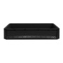Schwarze Eurobox 60x40x12 cm Vollwand, Aufbewahrungsbox aus robustem Kunststoff.