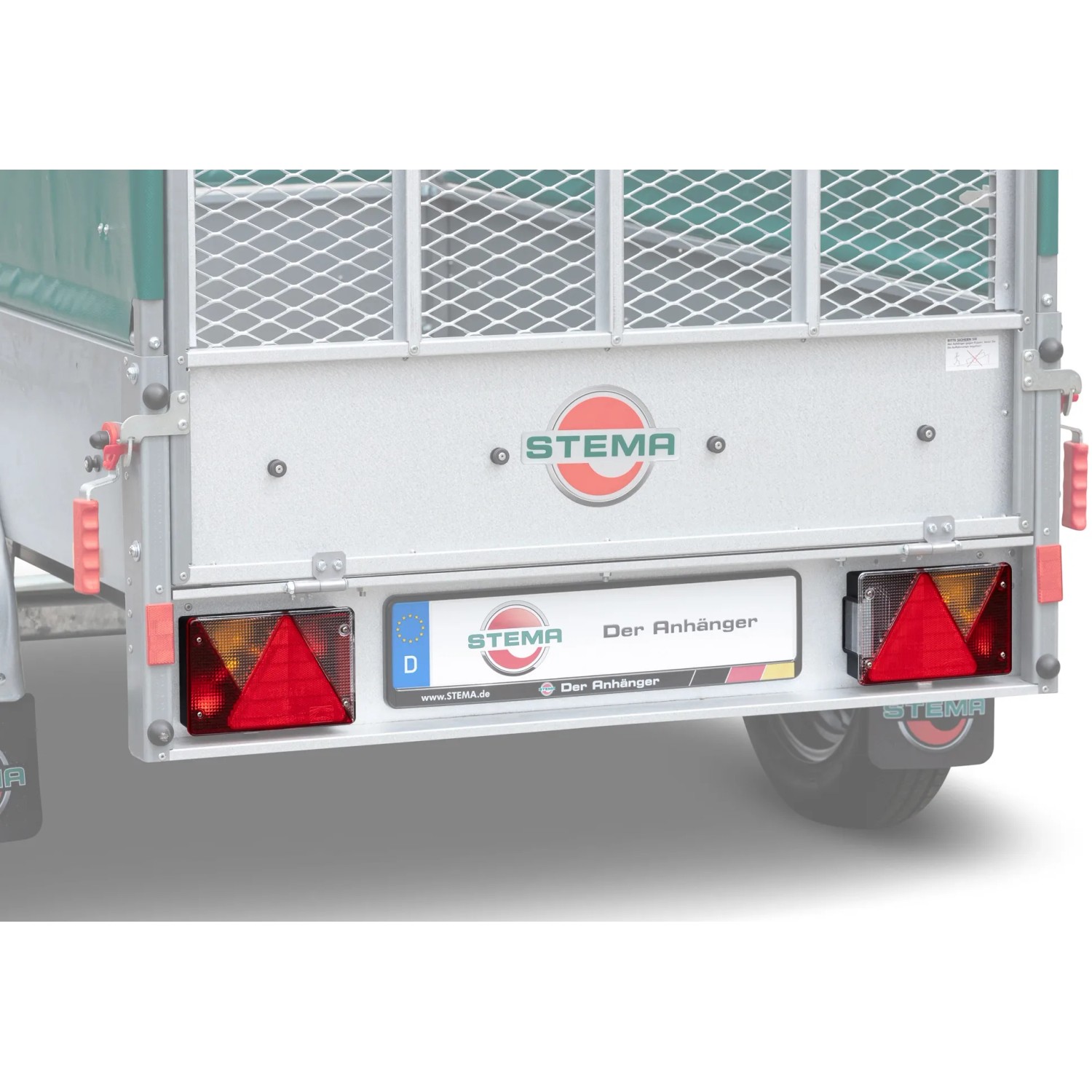 Stema Rückleuchte Multipoint IV rechts am Autoanhänger, mit Brems-, Blink- und Schlussleuchte.