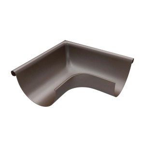 Zambelli Rinnenwinkel 90 Grad, kupferbraun, für Dachrinnen-Ecken.