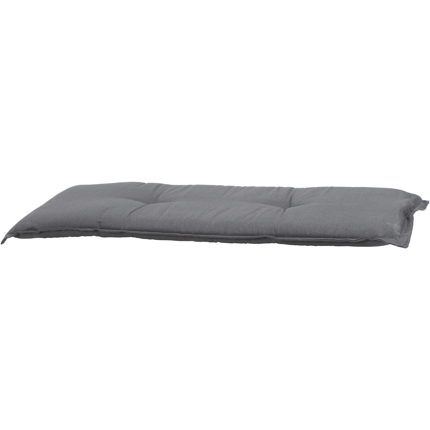 Madison Bankauflage Panama Grey für 3-Sitzer Bänke, ca. 140x48cm, Baumwoll-Polyester-Mix.