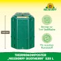 Grüner Neudorff Thermo-Komposter DuoTherm 530 l für Gartenabfälle und Kompostierung.