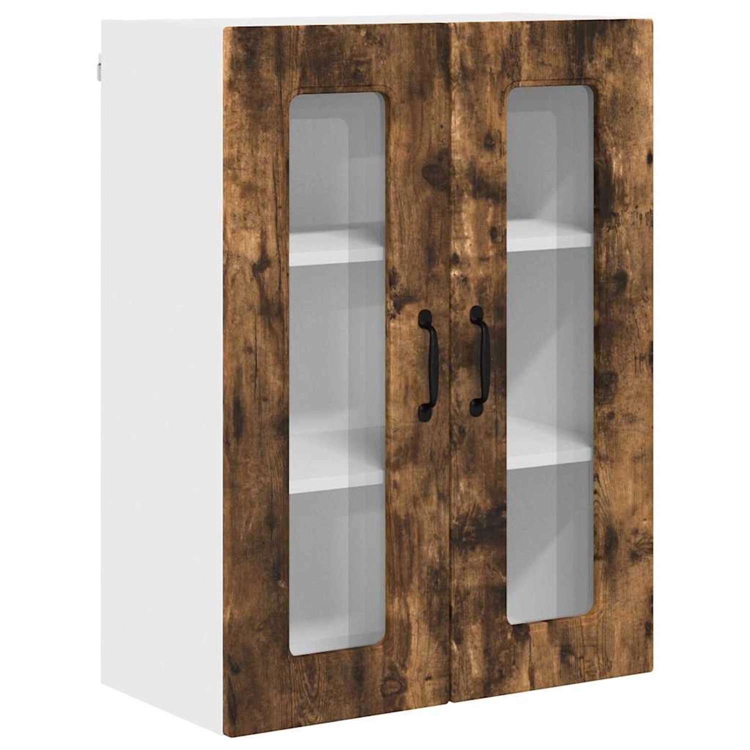 vidaXL Küchenwandschrank mit Regal Geräucherte Eiche 60 x 31 x 80 cm 884739 günstig online kaufen