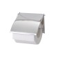 Wenko Toilettenpapierrollenhalter Cover Chrom mit Papierrolle, zur Wandmontage.