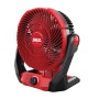 Skil Akku-Ventilator 3164CA, rot/schwarz, ohne Akku/Ladegerät. Kompakter Ventilator für flexible Kühlung.