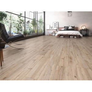 BASICfloor Laminat Eiche Braun Grau Landhausdiele