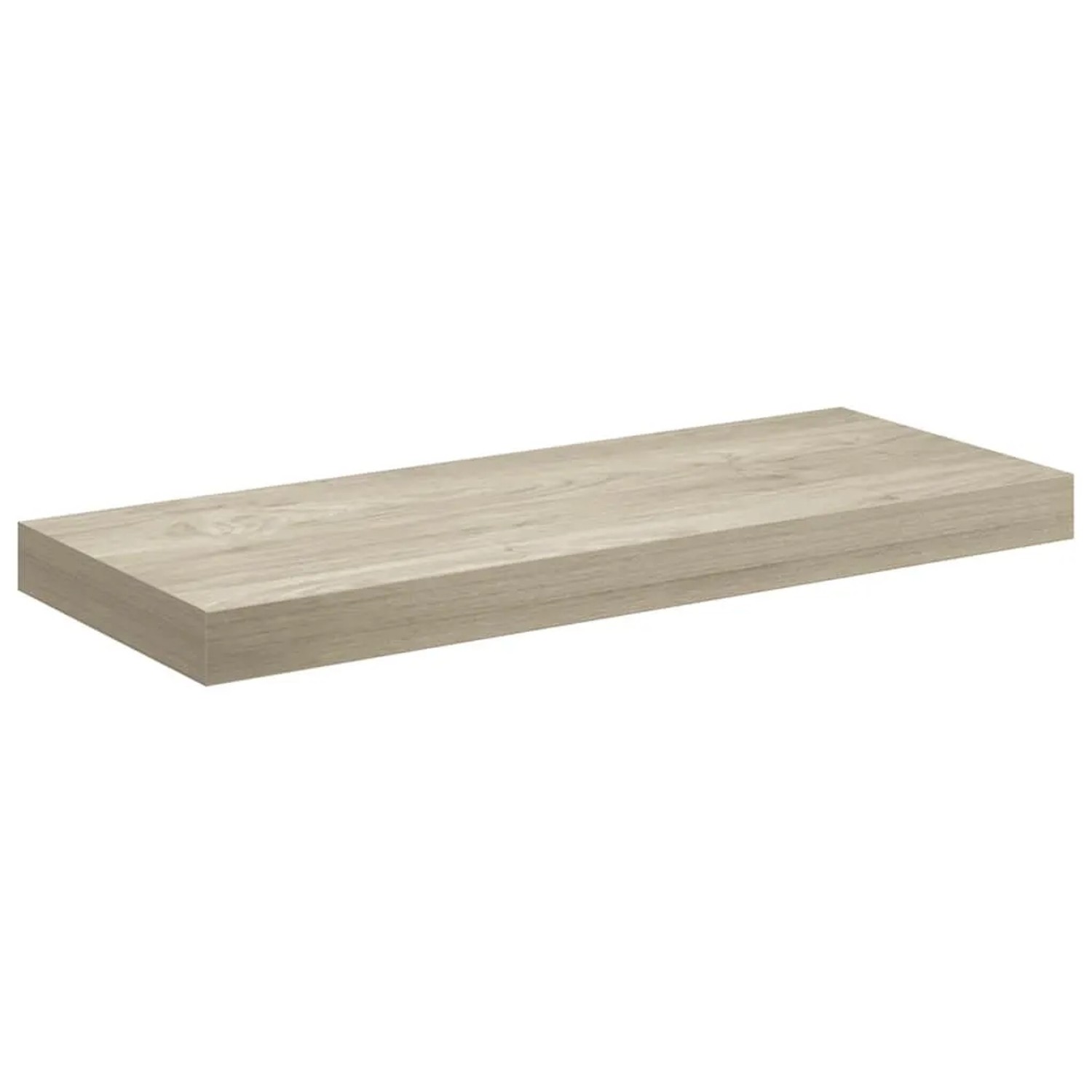vidaXL Schwebendes Wandregal Eichefarben 60x23,5x3,8 cm MDF 323874