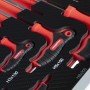 Mephisto Werkzeugwagen: Schublade mit Schraubendrehern im Carbon-Schaumstoff-Einsatz.