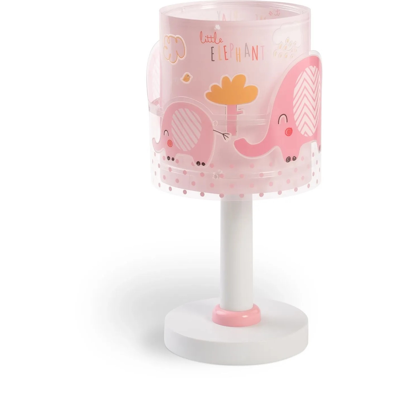 Dalber  KinderTischlampe Elefant Rosa