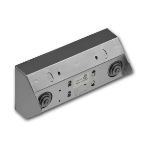 ChiliTec 2-Fach Steckdosenblock 2xUSB A Silber 250V 16A