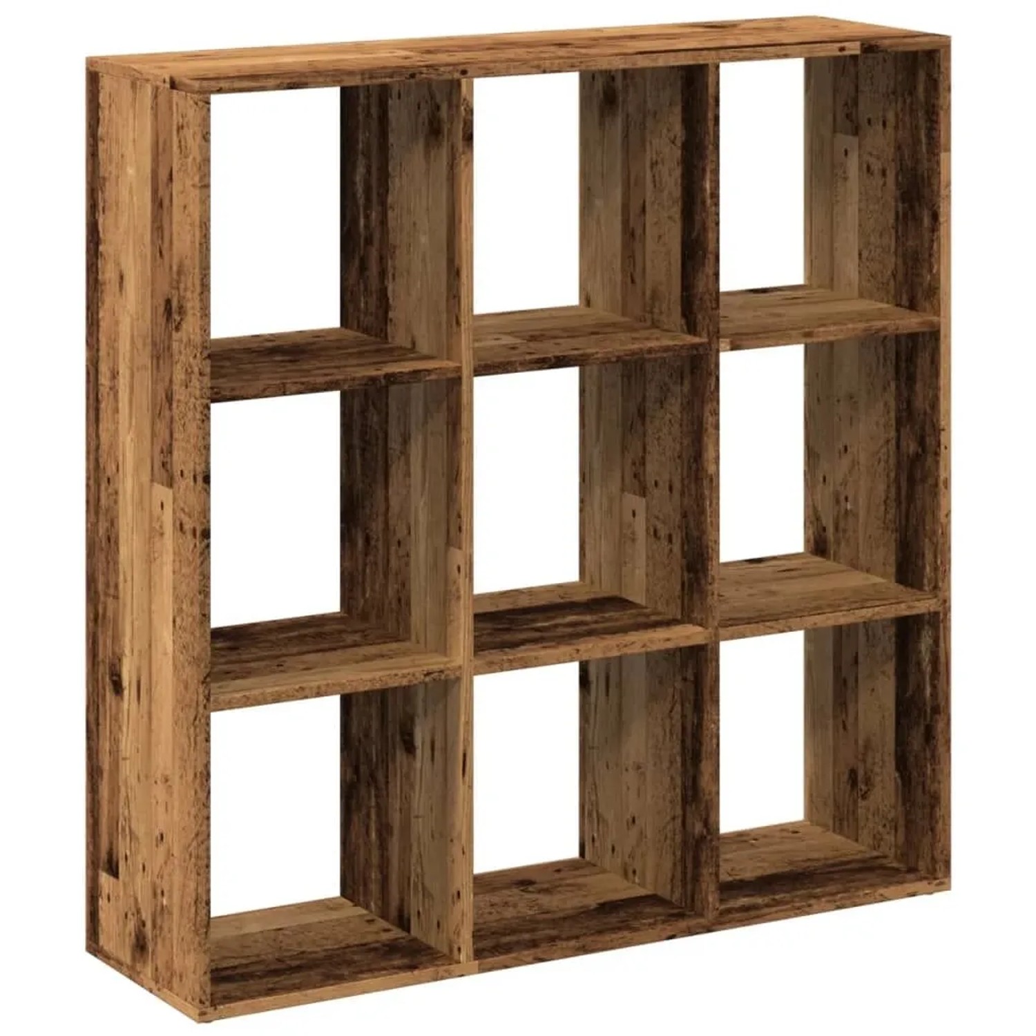 vidaXL Raumteiler-Bücherregal Altholz-Optik 102x29x103,5 cm 858046