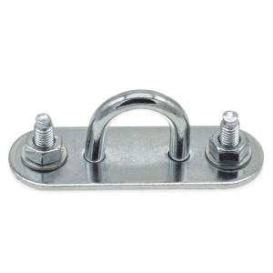 Robuste AMANKA Hängesessel-Befestigung aus verzinktem Metall mit U-Haken und Schrauben für Decke/Wand, 250 kg.