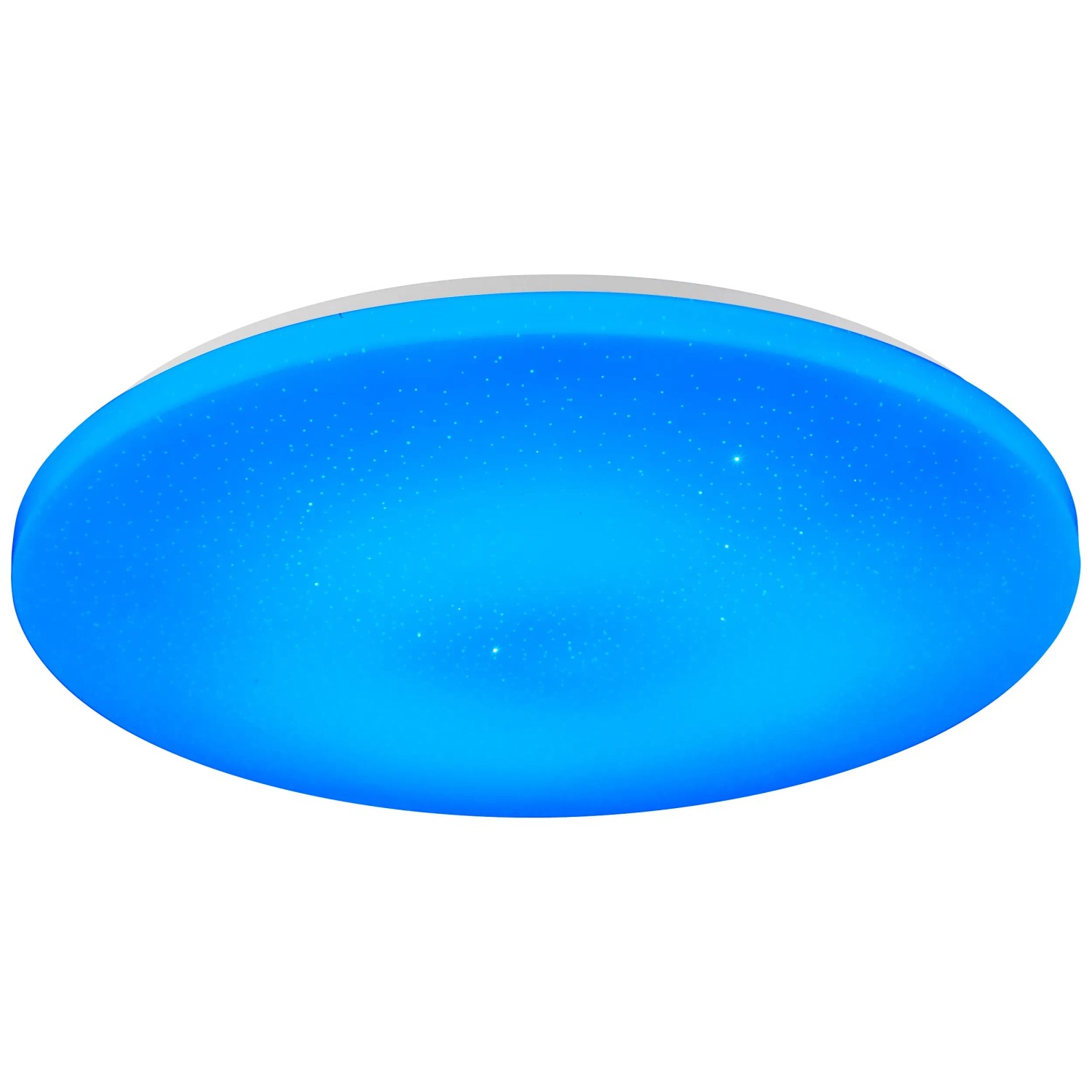 Weiße LED-Deckenleuchte Kieran, Ø 49cm, mit CCT RGB Funktion für individuelle Lichtgestaltung.