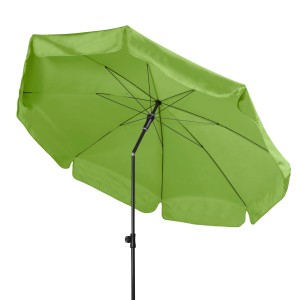Doppler Balkonschirm Sunline, Ø 200 cm, Fresh Green, mit Schieber zur einfachen Bedienung.