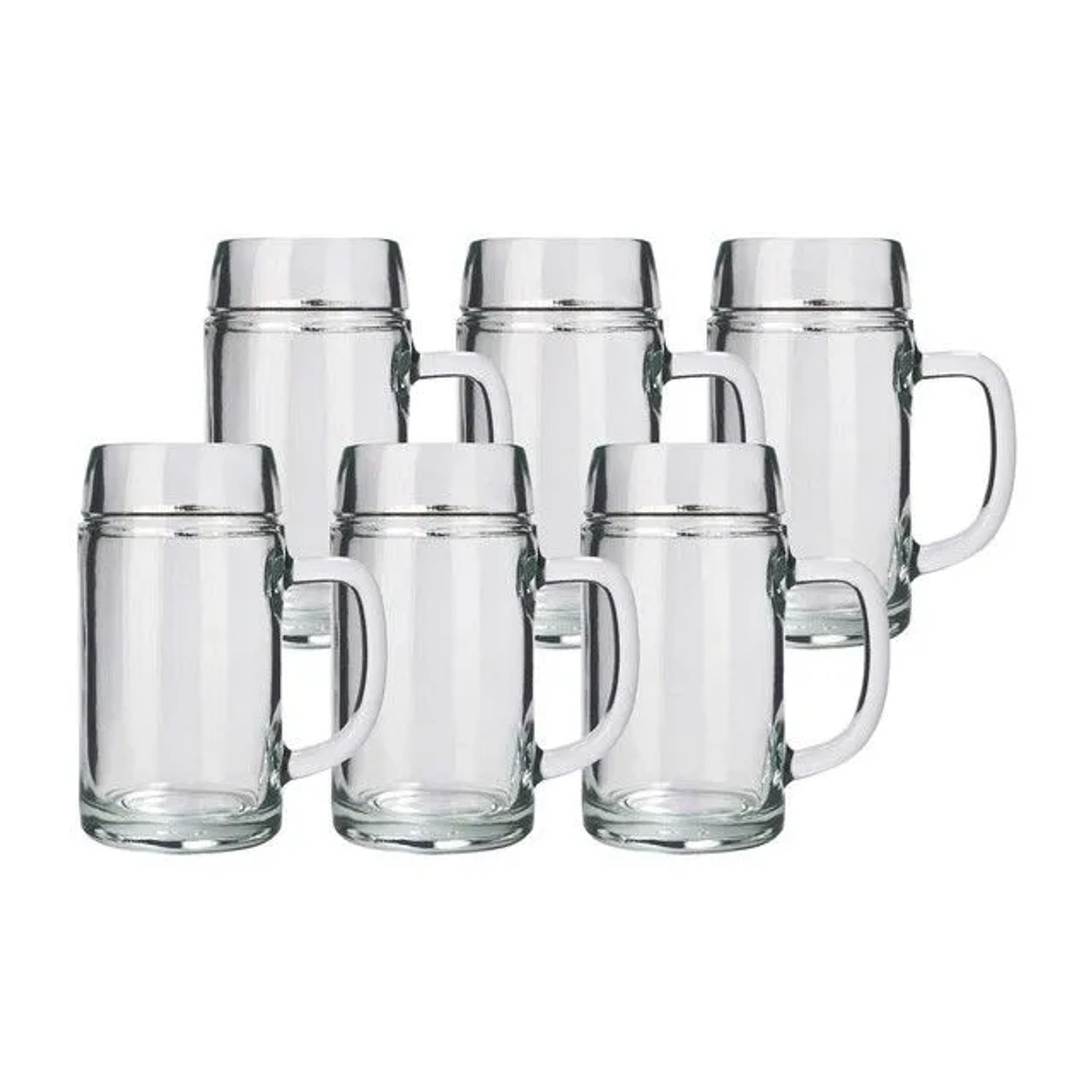 Stölzle Lausitz Oberglas Styria Bierkrug 0,5, 6er Set