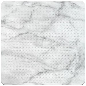 SANILO Badematte Marmor, rutschfeste Duschmatte für Badewannen-Zubehör.