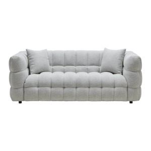 Bessagi Home Sofa Ena Grau Webstoff