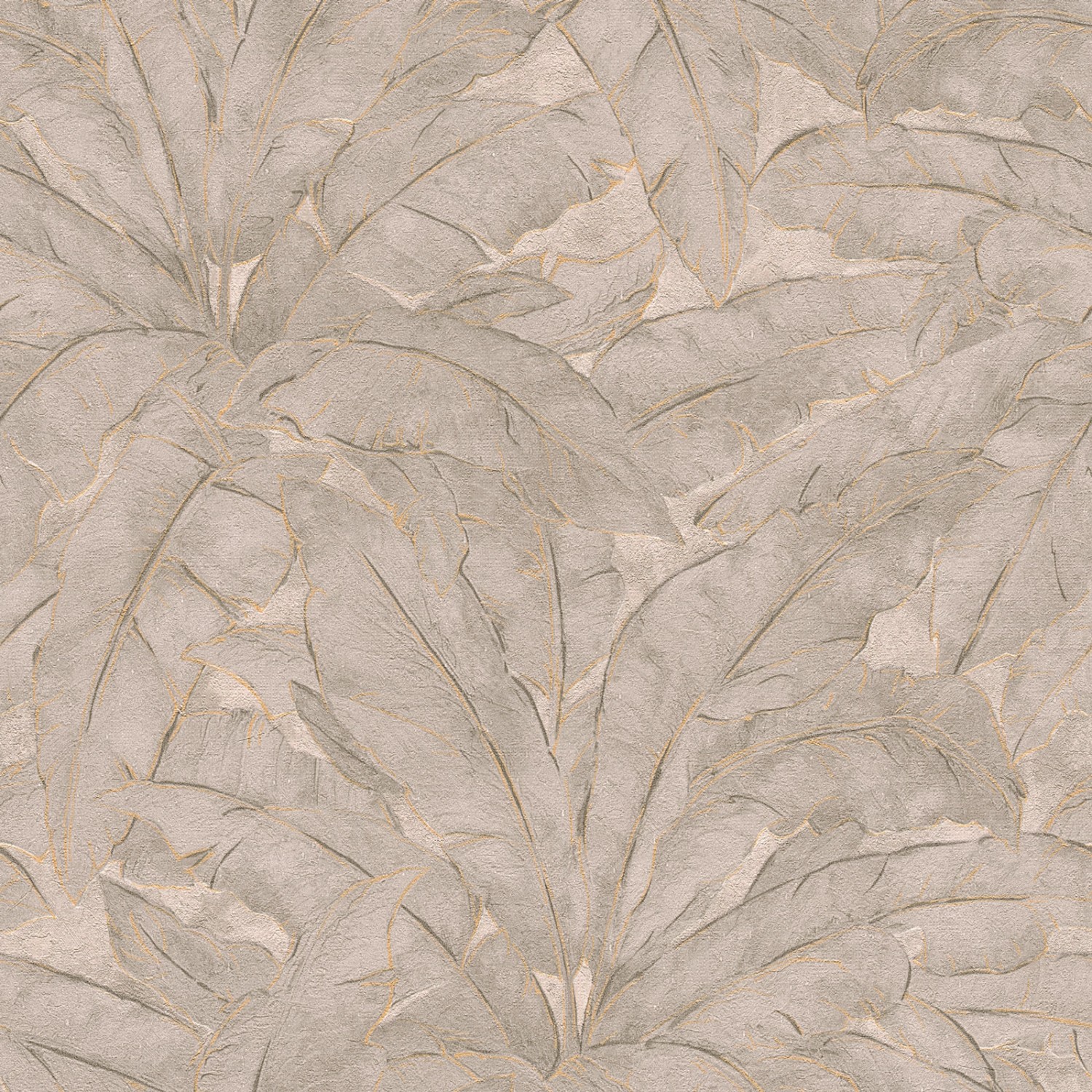 Bricoflor Vlies Waldtapete Beige