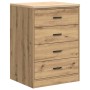 vidaXL Garagen-Aufbewahrungsschrank Artisan-Eiche Massivholz Kiefer 860606