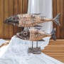 Holzfisch GRETA, Deko-Figur aus Naturholz, 41x14x100cm, Fisch-Optik für Innenräume.
