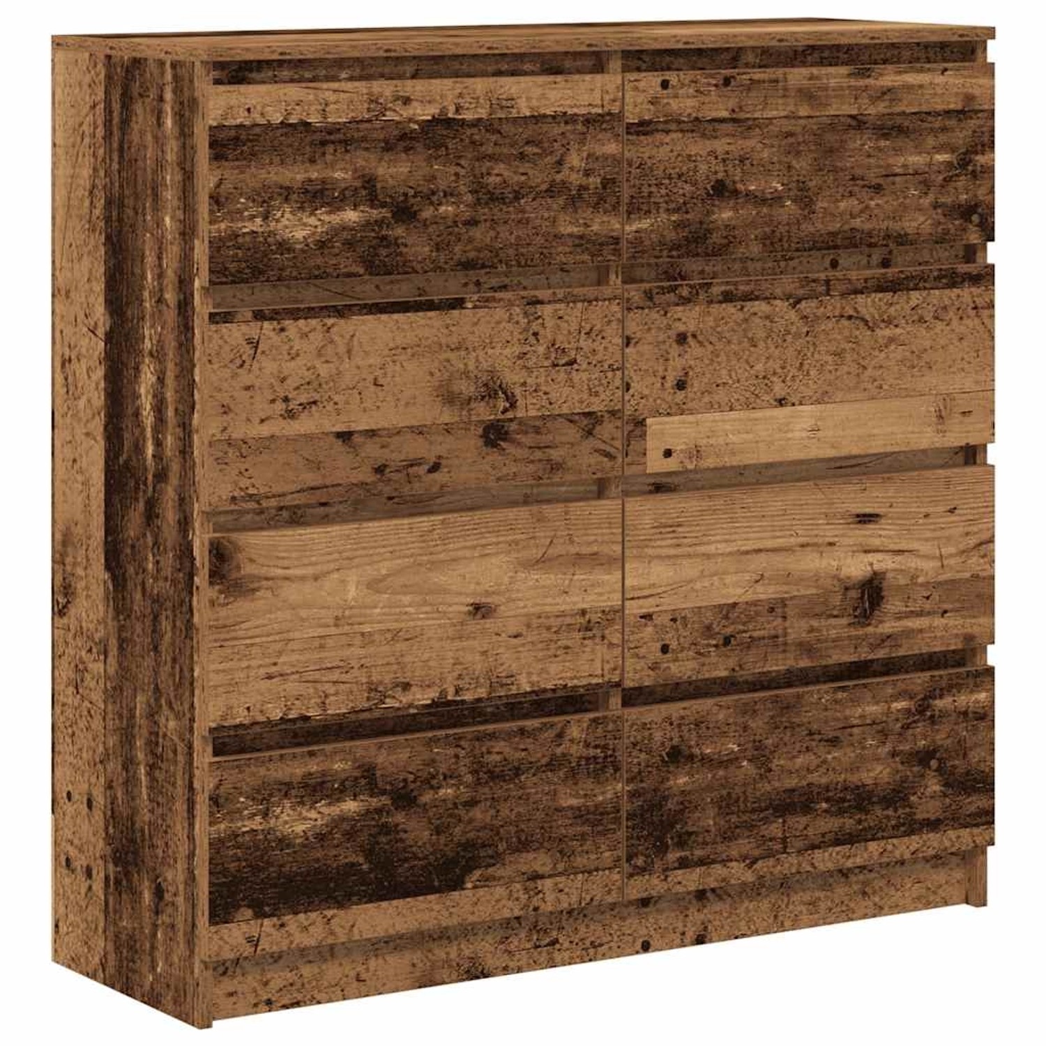 vidaXL Sideboard Altholz-Optik 100x35x99 cm Holzwerkstoff 3328496 günstig online kaufen