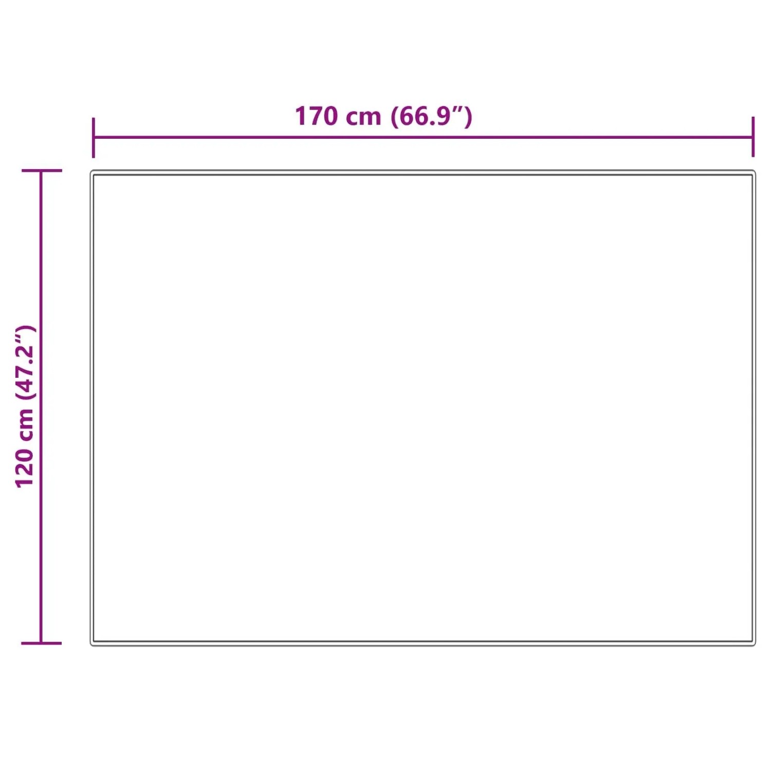 vidaXL Kunstschaffell Teppich Tafalla Creme 120 x 170 cm Polyester 42021504_10