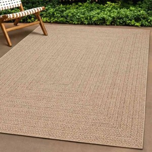 vidaXL Teppich ZIZUR 80x200 cm Jute-Optik Indoor und Outdoor 4006151