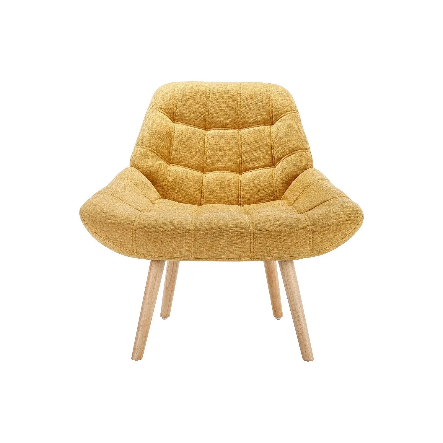 Vente-unique Sessel Mit Gerader Rückenlehne Luosto Senffarben 87 cm