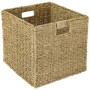 HMF 37040 Aufbewahrungskorb Korb Geflochten Seegras Kallax 32 x 34 x 32 cm