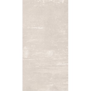 Bodenfliese Denver, Feinsteinzeug, weiß, matt, 30x60 cm. Betonoptik.