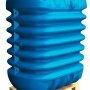 Blauer 4rain Erdtank Modularis 7.500 l Garten-Comfort Paket auf Palette.