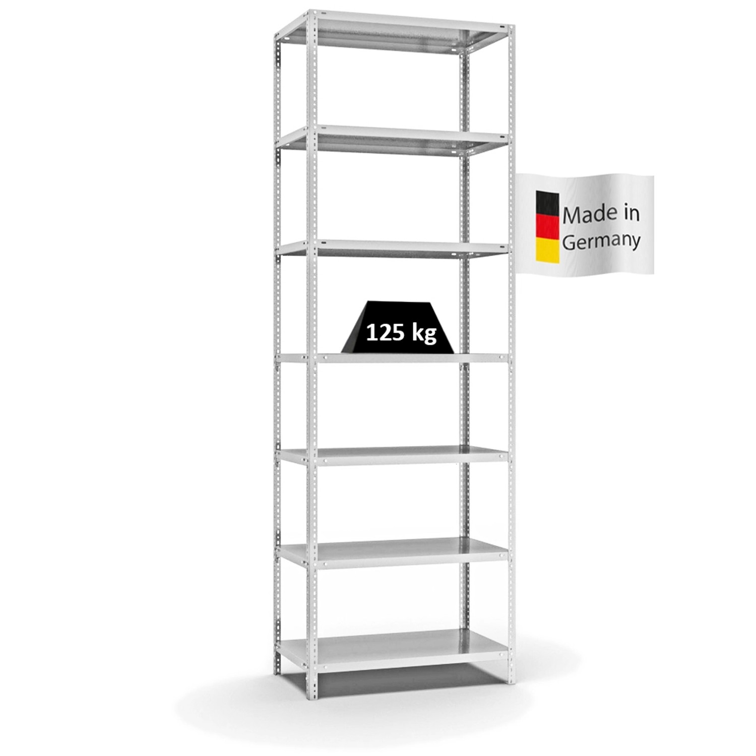 PROREGAL Fachbodenregal Schraubsystem Light-Duty Grundregal HxBxT 300 x 100 günstig online kaufen