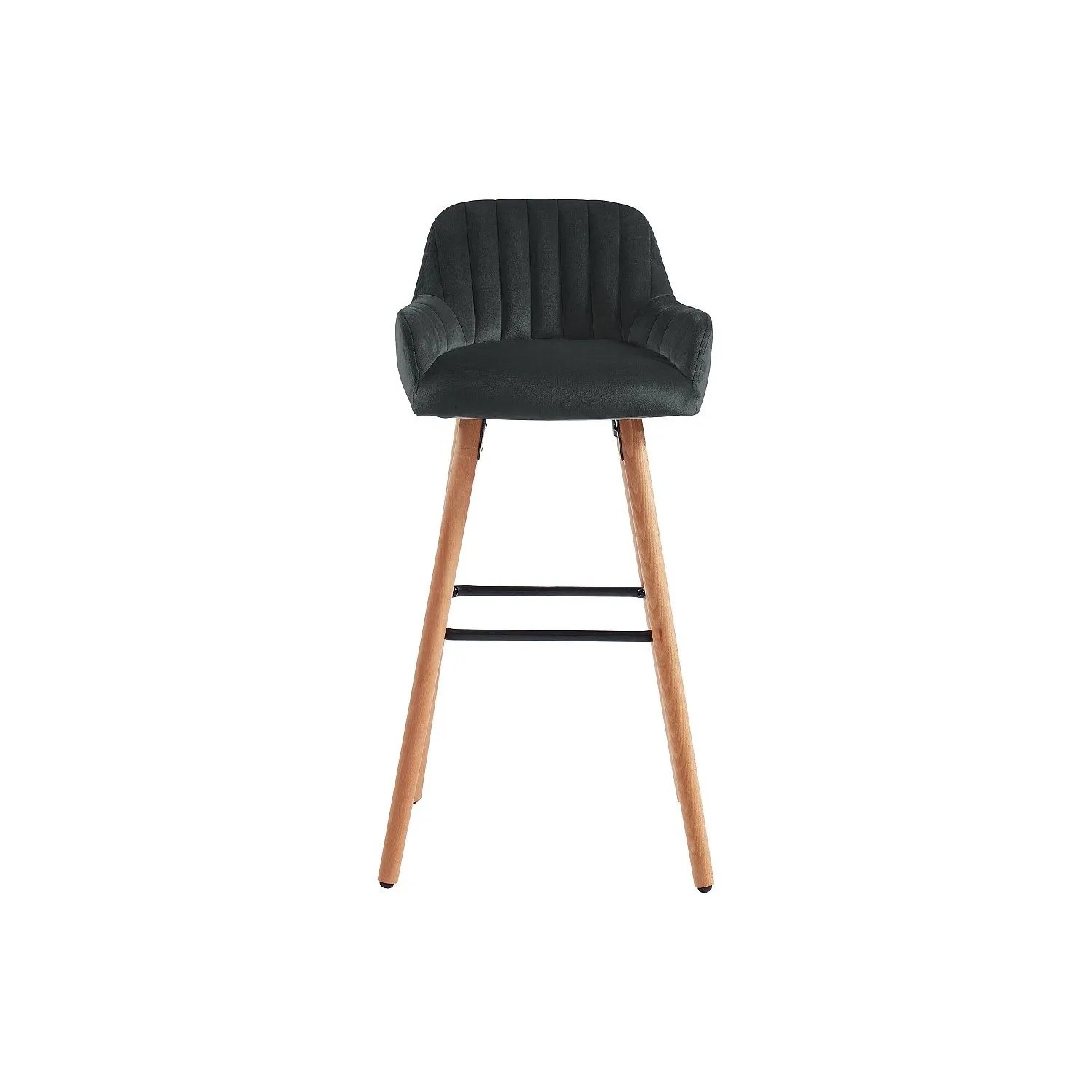 Vente-unique Barhocker Eleana Schwarz 47 cm
