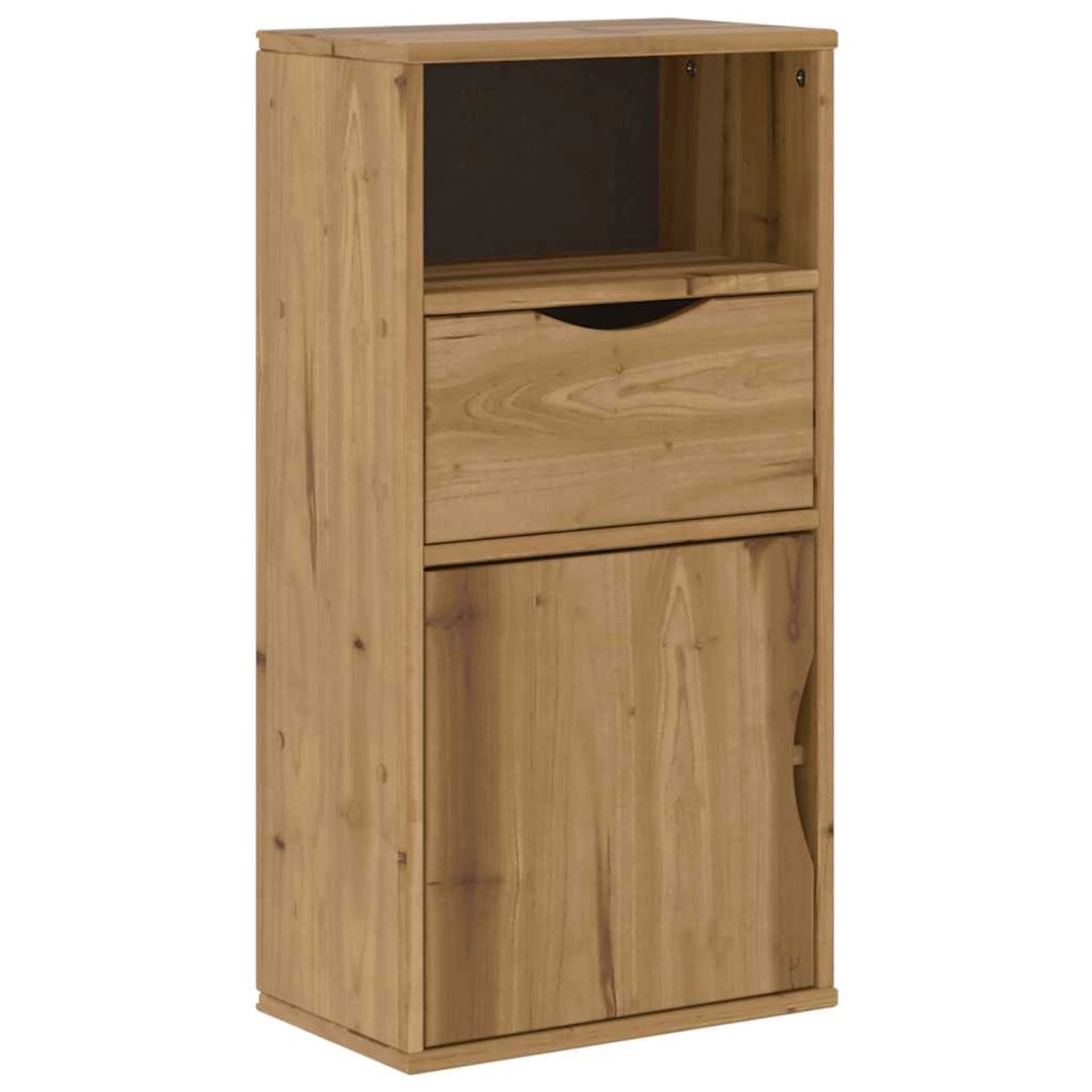 vidaXL Beistellschrank mit Schublade ODDA 40x24x79cm Massivholz Kiefer 4103 günstig online kaufen