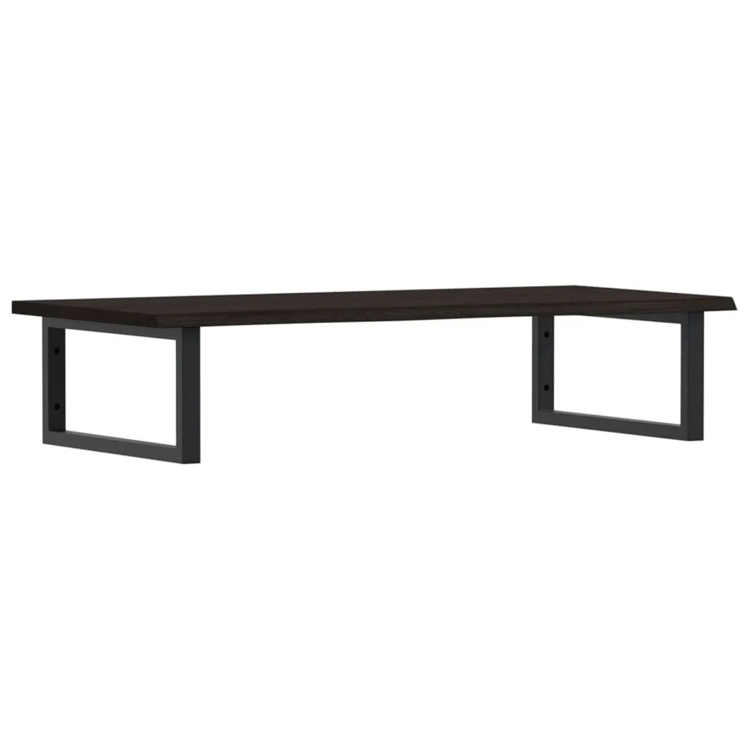 vidaXL Waschtischplatte mit Halterung Stahl und Massivholz Eiche 3302625 günstig online kaufen