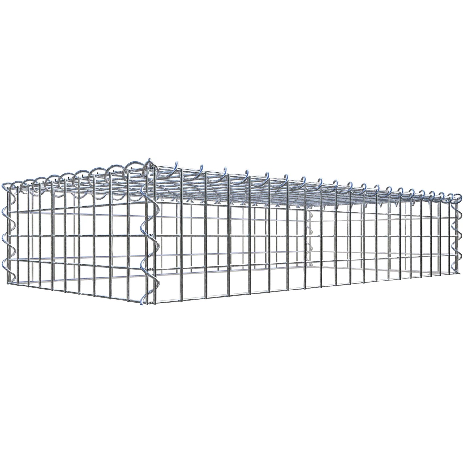 Gabiona Gabione-Anbaukorb Typ 3 20 x 100 x 50 cm Maschenw 5 x 5 cm
