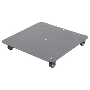 Doppler Fahrgestell Vario für Granitsockel, 42x42 cm, anthrazit, mit Rollen für Schirmständer.