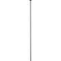 Gartenstecker mit orangefarbener Mosaik-Kugel, 75 cm hoch, für Gartendekoration.