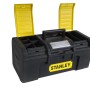 Stanley Werkzeugbox Basic, 16 Zoll, mit Trageeinsatz und Organizer im Deckel.