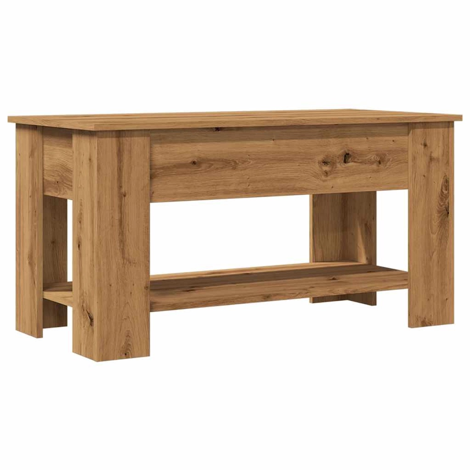 vidaXL Couchtisch Artisan-Eiche 101x49x52 cm Holzwerkstoff 856927 günstig online kaufen