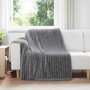vidaXL Überwurfdecke Dunkelgrau 200 x 150 cm Fleece 42016830_2