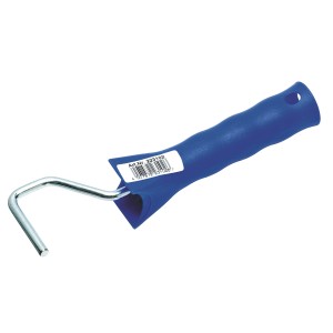 LUX Farbroller-Bügel, 5 cm breit, mit blauem Griff und Easy-Click System.