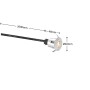 Lindby Gracelle LED Bodeneinbauleuchte, 3er Set, Alu, warmweiß, für den Außenbereich.