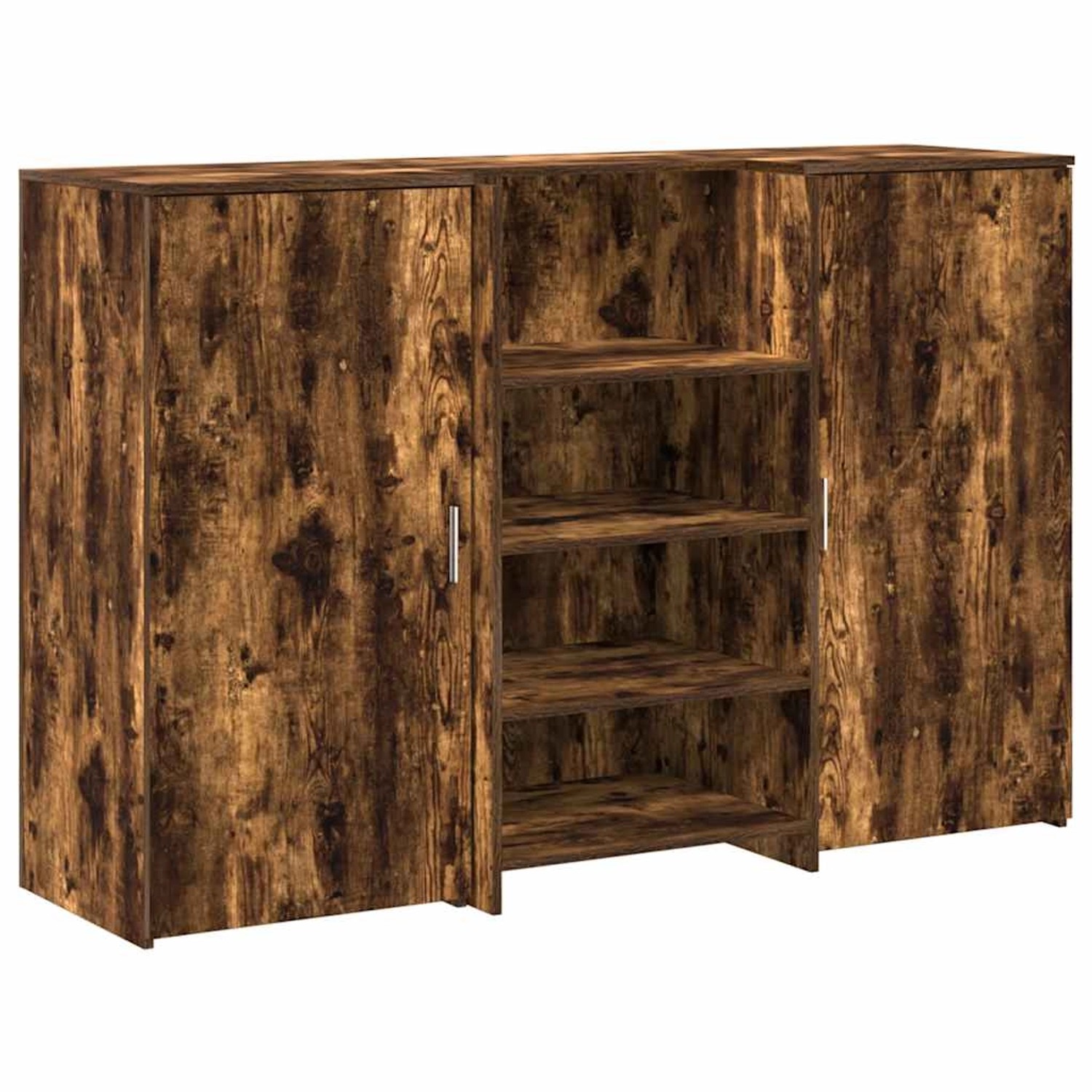 vidaXL Empfangstheke Räuchereiche 155x50x103,5 cm Holzwerkstoff 3324200 günstig online kaufen