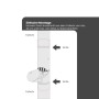 Zambelli Regenwasserklappe mit Sieb: Installationsdiagramm am Fallrohr. Einfache Montage für Regentonne.