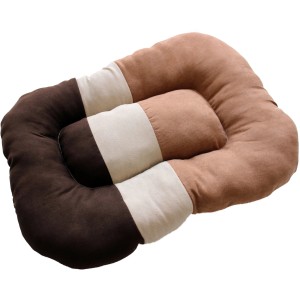 Braunes Heim Haustierkissen, Größe S (50x37cm), Hundekissen für entspanntes Ausruhen.