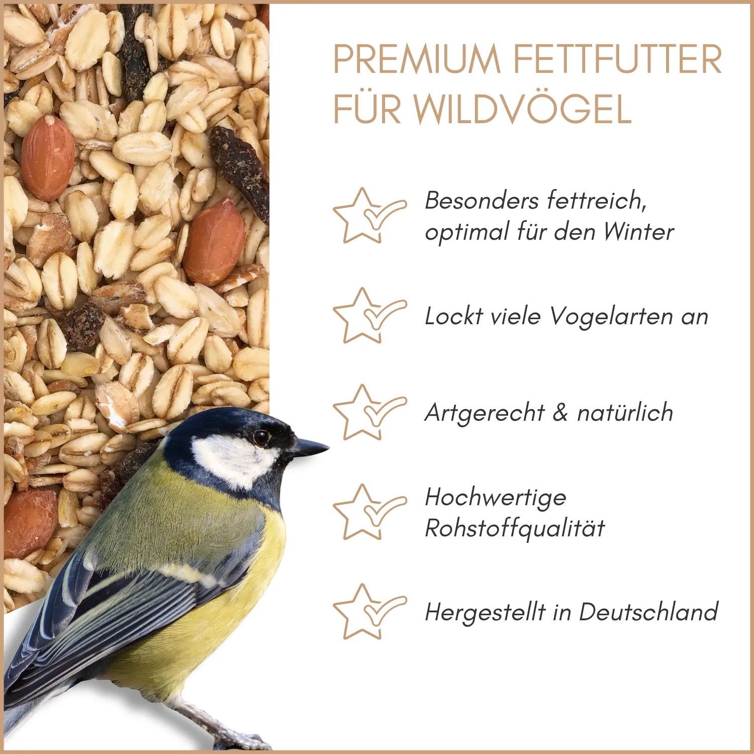 Supravit Fettfuttermischung für Wildvögel_2