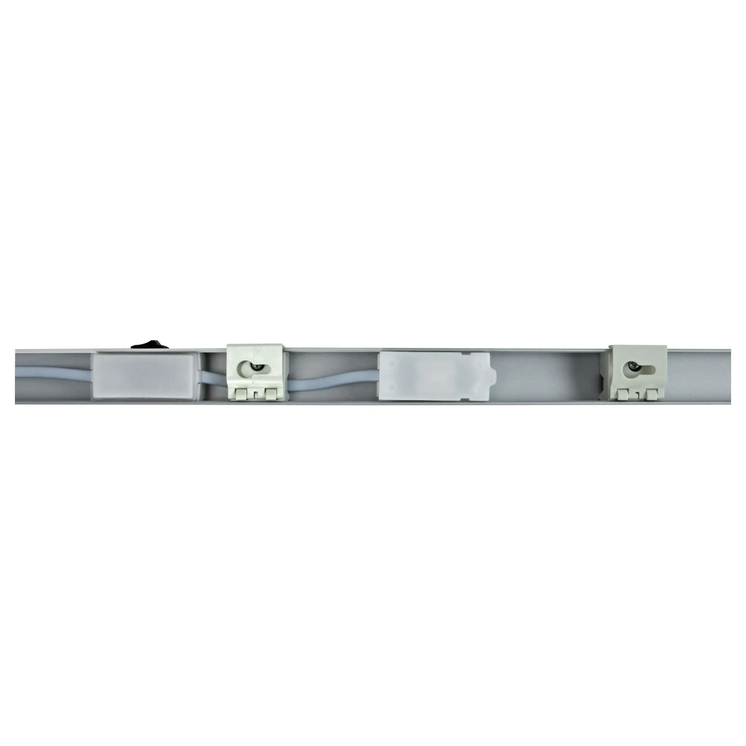 Graue E2 Elektro LED Unterbauleuchte Base Switch S 10W mit Schalter und Befestigung.