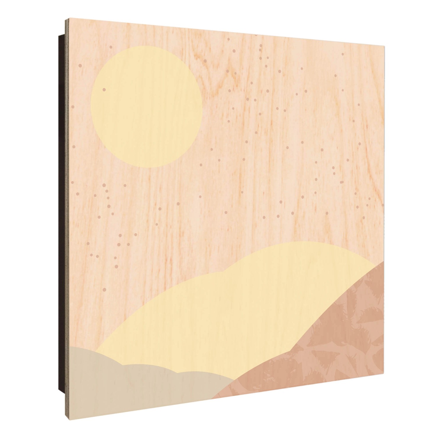 Banjado Schlüsselkasten Holz 30x30cm Schwarz Scharnier Rechts 50 Haken Desi günstig online kaufen